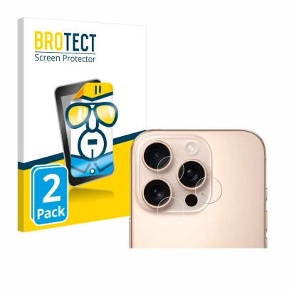 Parte frontale di una confezione del prodotto con il logo del marchio BROTECT. Accanto è raffigurato il dispositivo Apple iPho