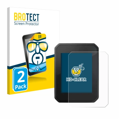 Parte frontale di una confezione del prodotto con il logo del marchio BROTECT. Accanto è raffigurato il dispositivo FIT Displa