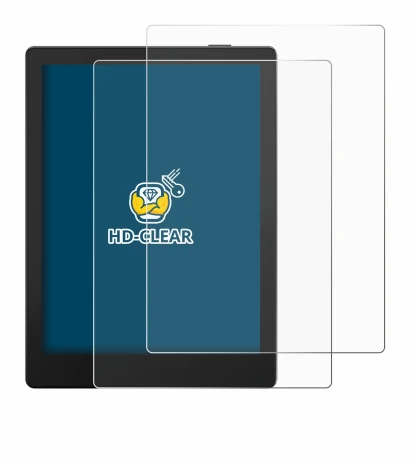 Immagine del dispositivo Boox Go 6 con un'ampia varietà di protezioni per lo schermo.