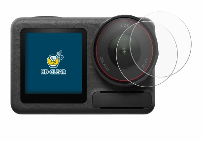 Immagine del dispositivo DJI Osmo Action 5 Pro (Lente) con un'ampia varietà di protezioni per lo schermo.
