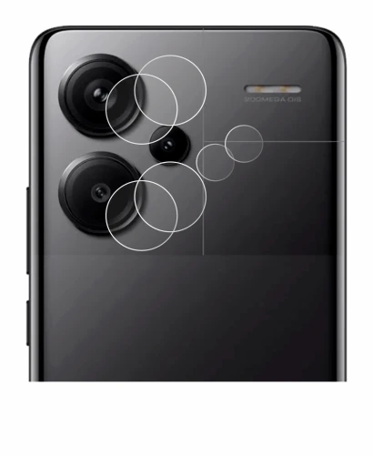 Immagine del dispositivo Xiaomi Redmi Note 13 Pro+ 5G (SOLO Fotocamera) con un'ampia varietà di protezioni per lo schermo.