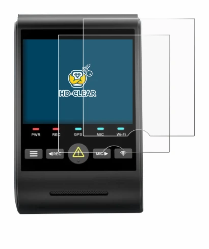 Immagine del dispositivo VIOFO A229 PRO con un'ampia varietà di protezioni per lo schermo.