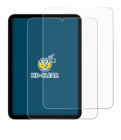 Immagine del dispositivo Apple iPad Mini 7 WiFi 2024 con un'ampia varietà di protezioni per lo schermo.