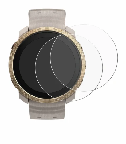 Immagine del dispositivo Polar Vantage M3 con un'ampia varietà di protezioni per lo schermo.