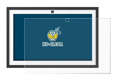 Immagine del dispositivo Amazon Echo Show 15 2024 con un'ampia varietà di protezioni per lo schermo.