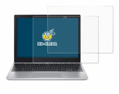 Immagine del dispositivo Acer Chromebook Spin 312 con un'ampia varietà di protezioni per lo schermo.