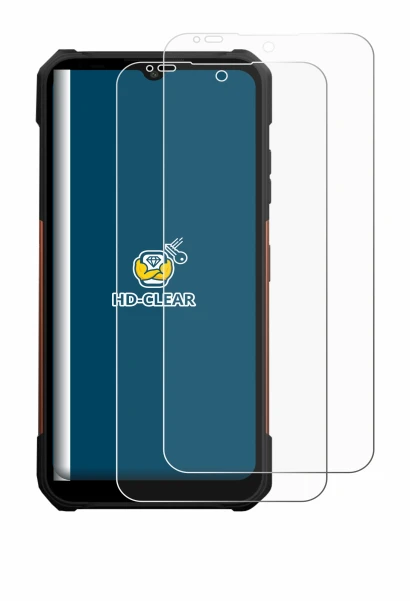 Immagine del dispositivo myPhone Hammer Construction 2 Thermal 5G con un'ampia varietà di protezioni per lo schermo.