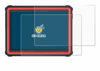 Immagine del dispositivo Launch X-431 PRO3S+ Elite con un'ampia varietà di protezioni per lo schermo.