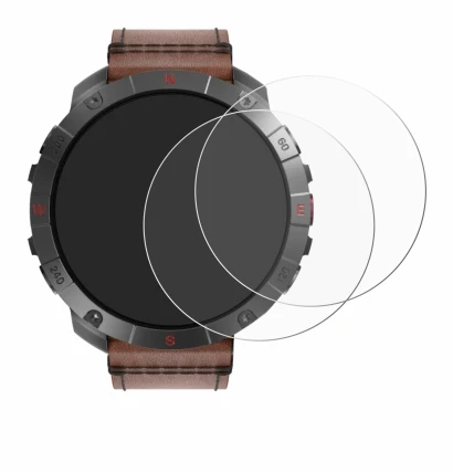 Immagine del dispositivo Polar Grit X2 Pro Titan con un'ampia varietà di protezioni per lo schermo.