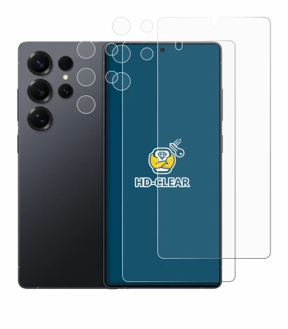 Immagine del dispositivo Samsung Galaxy S25 Ultra Enterprise Edition (Fronte+Fotocamera) con un'ampia varietà di protezioni pe