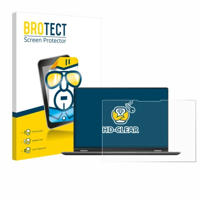 Parte frontale di una confezione del prodotto con il logo del marchio BROTECT. Accanto è raffigurato il dispositivo ASUS Vivob