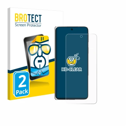 Parte frontale di una confezione del prodotto con il logo del marchio BROTECT. Accanto è raffigurato il dispositivo Oppo Find 