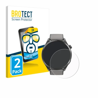 Parte frontale di una confezione del prodotto con il logo del marchio BROTECT. Accanto è raffigurato il dispositivo Hama Smart