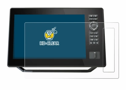 Immagine del dispositivo Humminbird Xplore 10 con un'ampia varietà di protezioni per lo schermo.