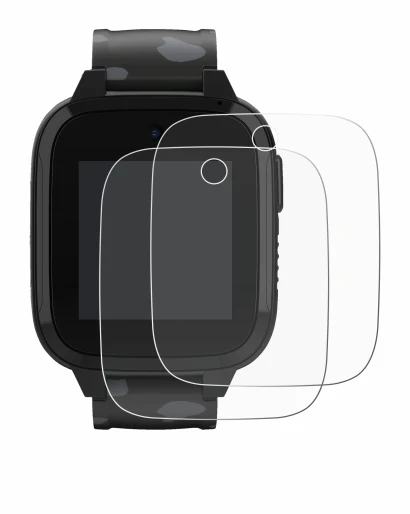 Immagine del dispositivo Xplora XGO3 (2a Gen.) con un'ampia varietà di protezioni per lo schermo.