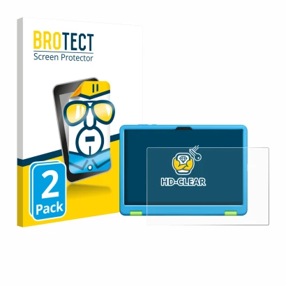 Parte frontale di una confezione del prodotto con il logo del marchio BROTECT. Accanto è raffigurato il dispositivo Honor Pad 