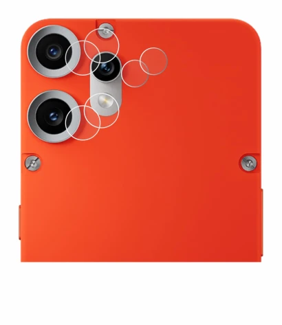 Immagine del dispositivo Nothing CMF Phone 2 Pro (SOLO Fotocamera) con un'ampia varietà di protezioni per lo schermo.