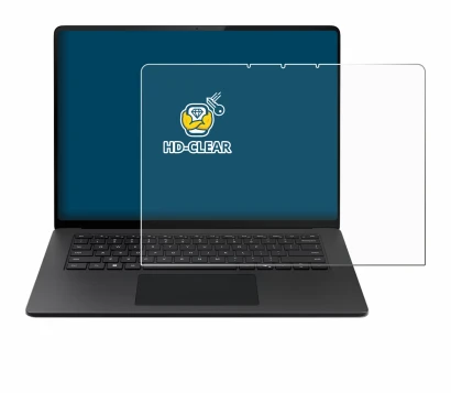 Immagine del dispositivo Microsoft Surface Laptop 15" 2025 con un'ampia varietà di protezioni per lo schermo.