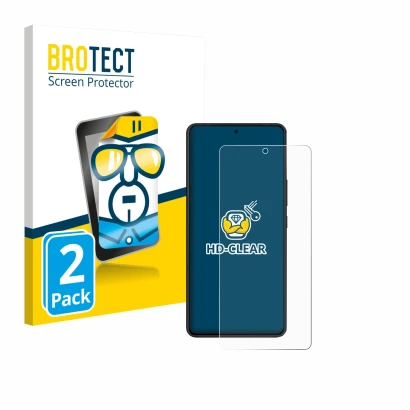 Parte frontale di una confezione del prodotto con il logo del marchio BROTECT. Accanto è raffigurato il dispositivo ASUS ROG P