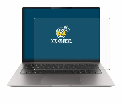 Immagine del dispositivo Honor MagicBook Pro 14 con un'ampia varietà di protezioni per lo schermo.