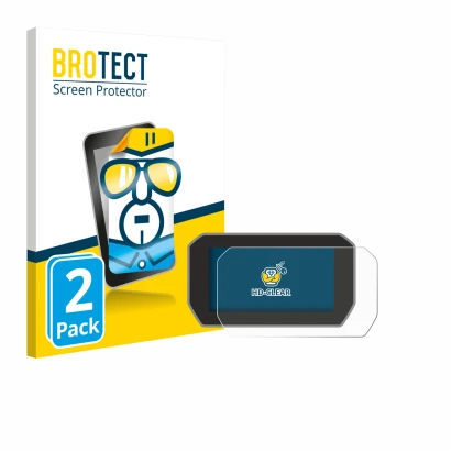 Parte frontale di una confezione del prodotto con il logo del marchio BROTECT. Accanto è raffigurato il dispositivo Ducati V4S