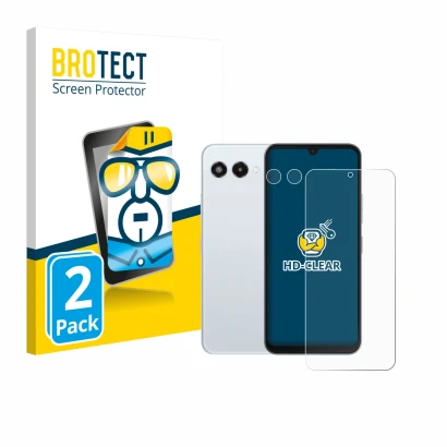 Parte frontale di una confezione del prodotto con il logo del marchio BROTECT. Accanto è raffigurato il dispositivo Telekom T