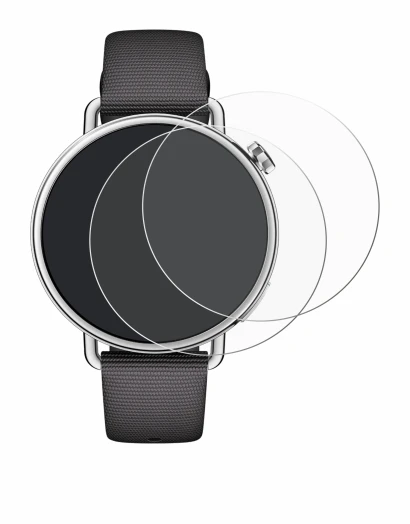 Immagine del dispositivo Xiaomi Watch S4 (41 mm) con un'ampia varietà di protezioni per lo schermo.