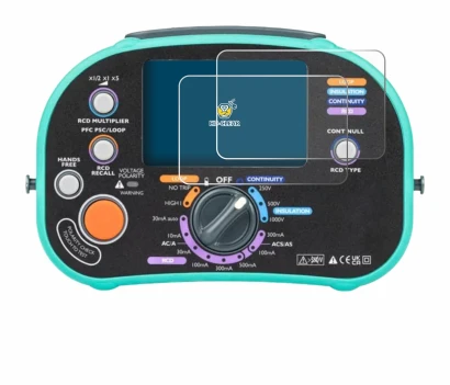 Immagine del dispositivo Kewtech KT63DL con un'ampia varietà di protezioni per lo schermo.