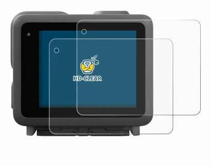 Immagine del dispositivo GoPro Lit Hero con un'ampia varietà di protezioni per lo schermo.