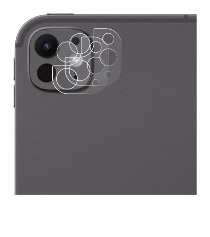 Immagine del dispositivo Apple iPad Pro 13" 2025 (SOLO Fotocamera) con un'ampia varietà di protezioni per lo schermo.