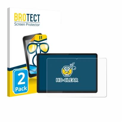 Parte frontale di una confezione del prodotto con il logo del marchio BROTECT. Accanto è raffigurato il dispositivo Lenovo Ide