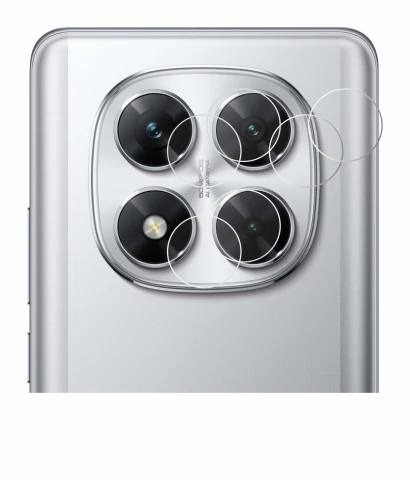 Immagine del dispositivo Xiaomi Poco X7 (SOLO Fotocamera) con un'ampia varietà di protezioni per lo schermo.