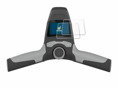 Immagine del dispositivo PowaKaddy FW5s con un'ampia varietà di protezioni per lo schermo.