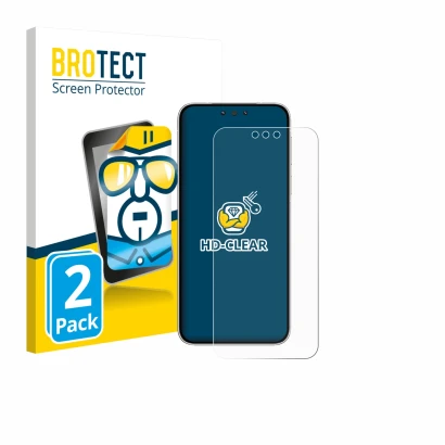 Parte frontale di una confezione del prodotto con il logo del marchio BROTECT. Accanto è raffigurato il dispositivo Huawei Mat