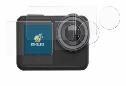 Immagine del dispositivo SVBONY SVGO3 4K con un'ampia varietà di protezioni per lo schermo.