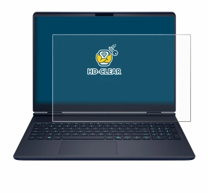 Immagine del dispositivo Dell Alienware 16X con un'ampia varietà di protezioni per lo schermo.