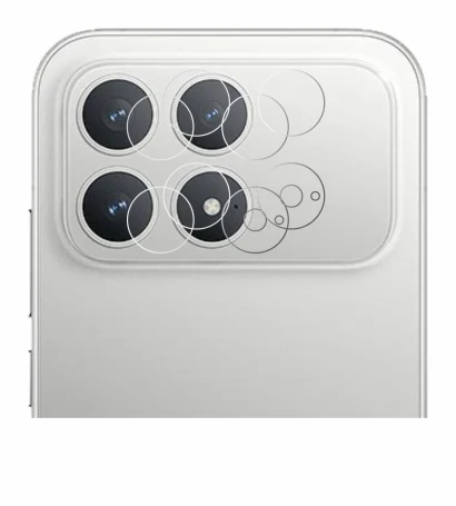 Immagine del dispositivo Xiaomi Poco F8 Pro (SOLO Fotocamera) con un'ampia varietà di protezioni per lo schermo.