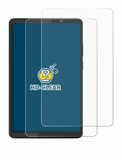 Immagine del dispositivo Lenovo Tab K9 con un'ampia varietà di protezioni per lo schermo.