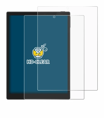 Immagine del dispositivo Hannspree Lumo 7.8 con un'ampia varietà di protezioni per lo schermo.