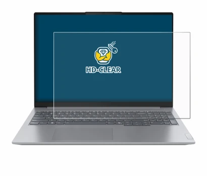Immagine del dispositivo Lenovo ThinkBook 16 Gen 7+ con un'ampia varietà di protezioni per lo schermo.
