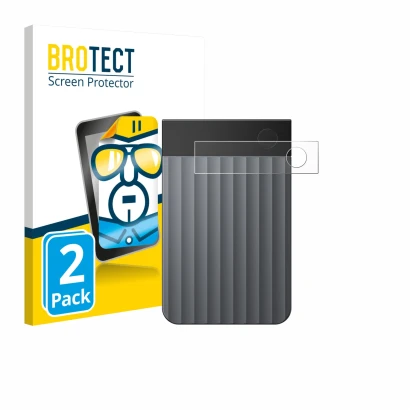 Parte frontale di una confezione del prodotto con il logo del marchio BROTECT. Accanto è raffigurato il dispositivo PLAUD Note