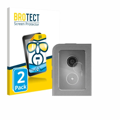 Parte frontale di una confezione del prodotto con il logo del marchio BROTECT. Accanto è raffigurato il dispositivo Lenovo Ide