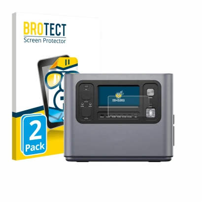 Parte frontale di una confezione del prodotto con il logo del marchio BROTECT. Accanto è raffigurato il dispositivo Aferiy P28