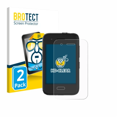 Parte frontale di una confezione del prodotto con il logo del marchio BROTECT. Accanto è raffigurato il dispositivo Xplora One