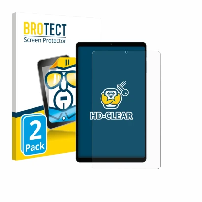 Parte frontale di una confezione del prodotto con il logo del marchio BROTECT. Accanto è raffigurato il dispositivo Teclast T5