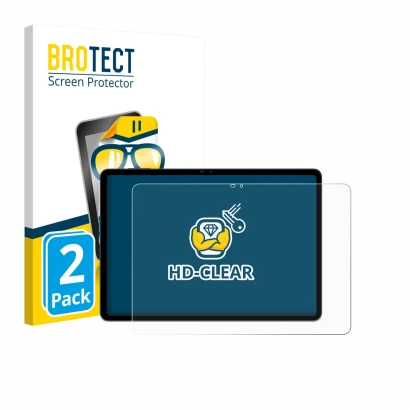 Parte frontale di una confezione del prodotto con il logo del marchio BROTECT. Accanto è raffigurato il dispositivo Blackview