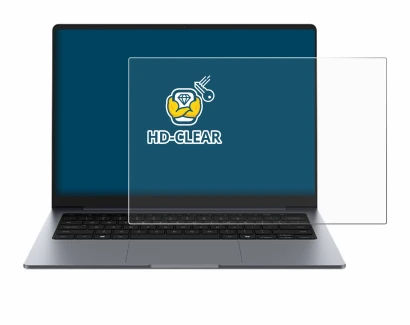 Immagine del dispositivo Samsung Galaxy Book6 14" con un'ampia varietà di protezioni per lo schermo.