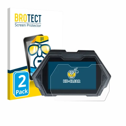 Parte frontale di una confezione del prodotto con il logo del marchio BROTECT. Accanto è raffigurato il dispositivo Kukirin G3