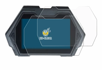 Immagine del dispositivo Kukirin G3 Pro con un'ampia varietà di protezioni per lo schermo.