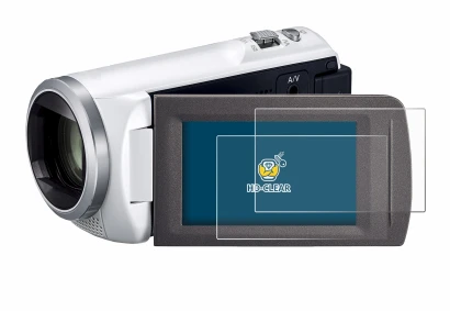 Immagine del dispositivo Panasonic HC-V480MS con un'ampia varietà di protezioni per lo schermo.